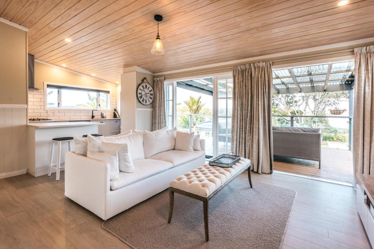 Pohutukawa Cottage, Waiheke Island Surfdale エクステリア 写真